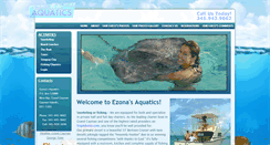 Desktop Screenshot of ezonasaquatics.com