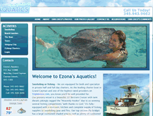 Tablet Screenshot of ezonasaquatics.com